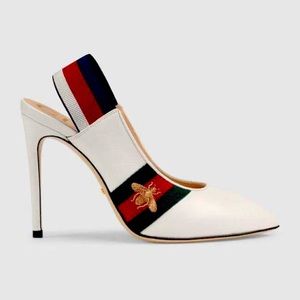 Gucci Sylvie Bee Slingback Pump